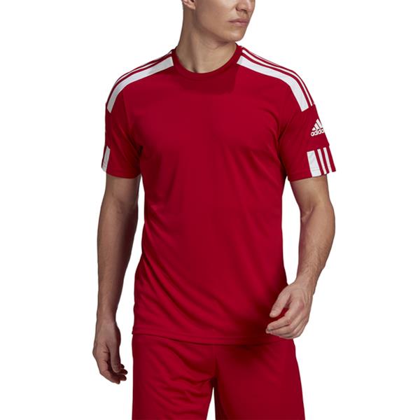 adidas Squadra 21 SS Power Red/White Football Shirt